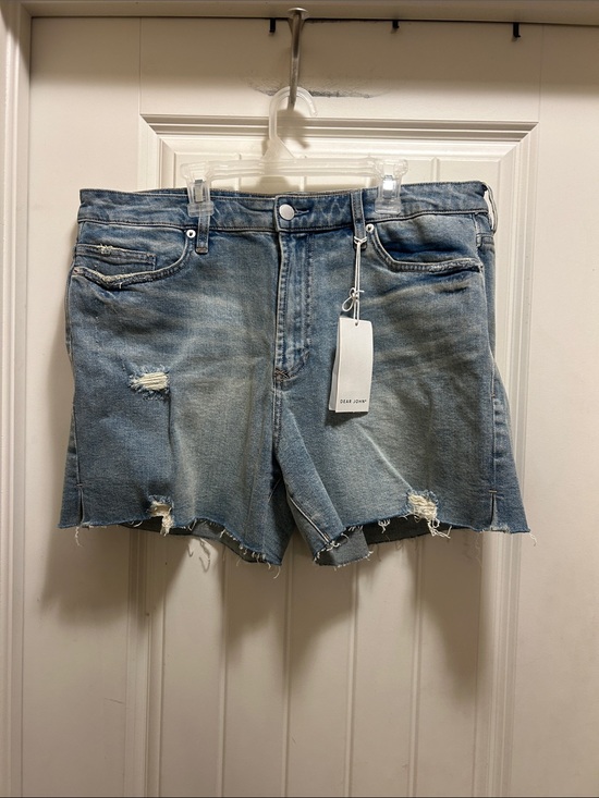 Dear John Pants - NWT Dear John Faded Blue Distressed Denim raw h  Shorts